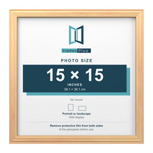 Devon Pine picture frame for a 15 x 15 inch photo