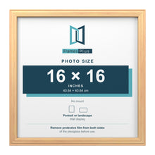 Devon Pine picture frame for a 16 x 16 inch photo