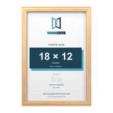 Devon Pine picture frame for an 18 x 12 inch photo