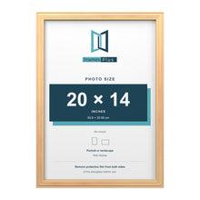 Devon Pine picture frame for a 20 x 14 inch photo