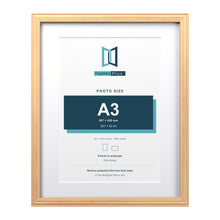 Devon Pine 20 x 16 inch picture frame with a white mount for an A3 photo
