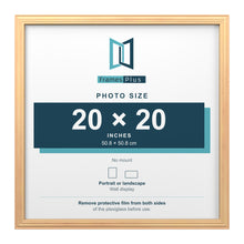 Devon Pine picture frame for a 20 x 20 inch photo