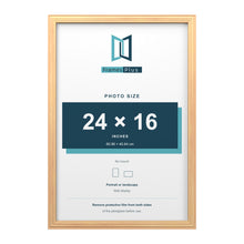 Devon Pine picture frame for a 24 x 16 inch photo