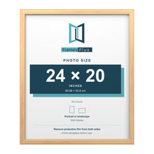 Devon Pine picture frame for a 24 x 20 inch photo