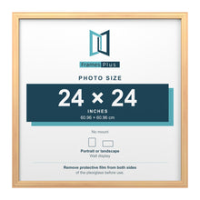 Devon Pine picture frame for a 24 x 24 inch photo