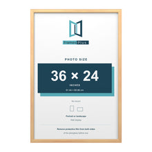 Devon Pine picture frame for a 36 x 24 inch photo