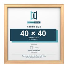 Devon Pine picture frame for a 40 x 40 cm photo