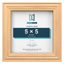 Devon Pine picture frame for a 5 x 5 inch photo