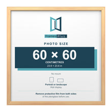 Devon Pine picture frame for a 60 x 60 cm photo