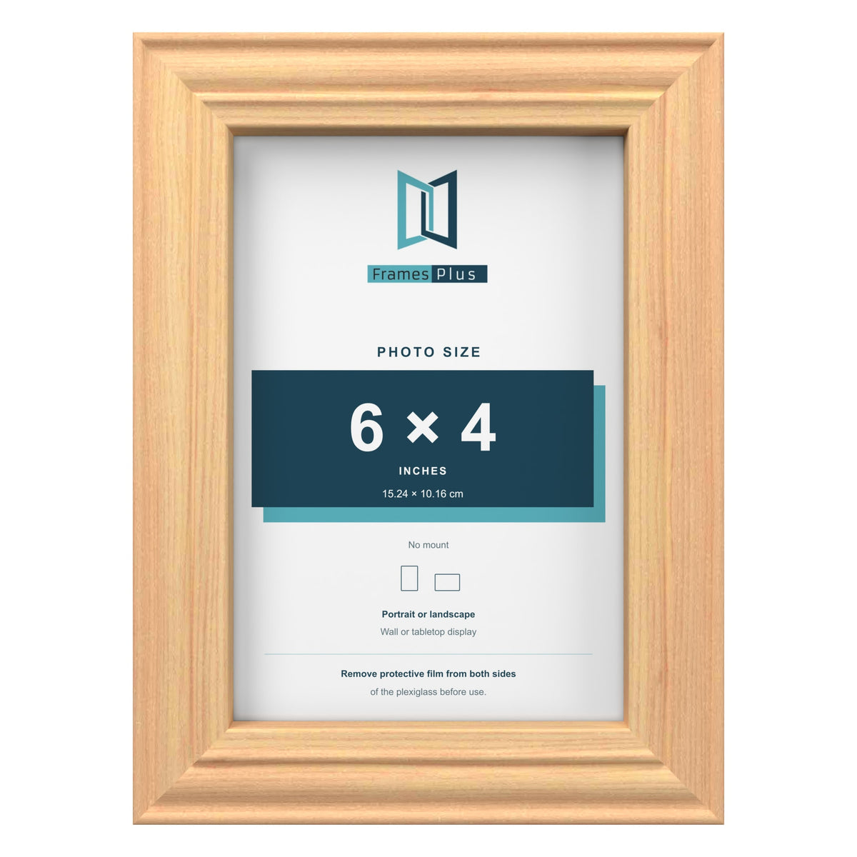 Devon Pine picture frame for a 6 x 4 inch photo