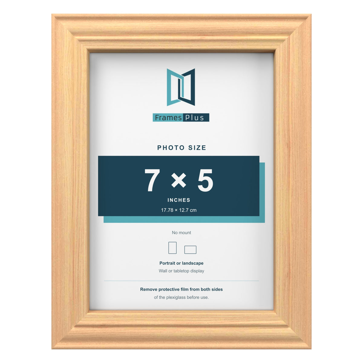 Devon Pine picture frame for a 7 x 5 inch photo