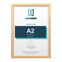 Devon Pine picture frame for an A2 photo