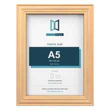 Devon Pine picture frame for an A5 photo