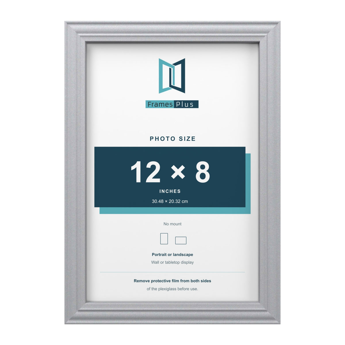 Devon Silver picture frame for a 12 x 8 inch photo