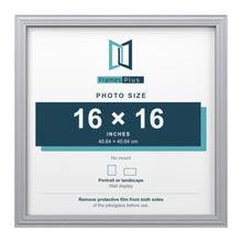 Devon Silver picture frame for a 16 x 16 inch photo