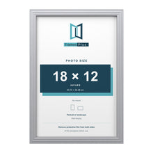 Devon Silver picture frame for an 18 x 12 inch photo