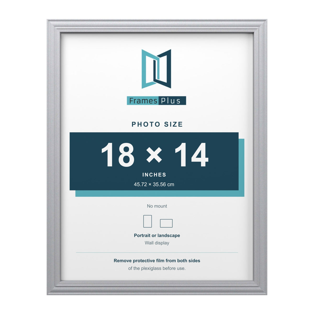 Devon Silver picture frame for an 18 x 14 inch photo