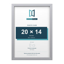 Devon Silver picture frame for a 20 x 14 inch photo