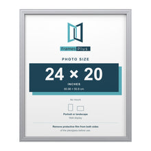Devon Silver picture frame for a 24 x 20 inch photo