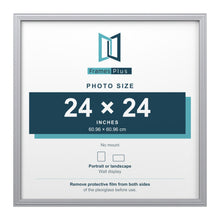 Devon Silver picture frame for a 24 x 24 inch photo