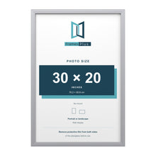 Devon Silver picture frame for a 30 x 20 inch photo