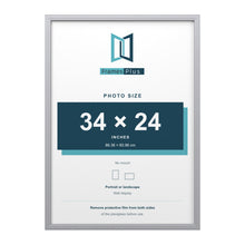Devon Silver picture frame for a 34 x 24 inch photo