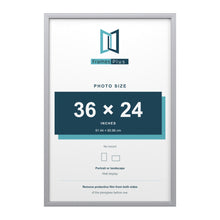 Devon Silver picture frame for a 36 x 24 inch photo