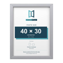 Devon Silver picture frame for a 40 x 30 cm photo