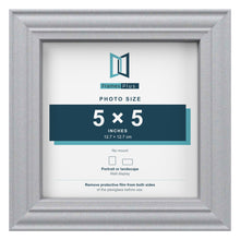 Devon Silver picture frame for a 5 x 5 inch photo