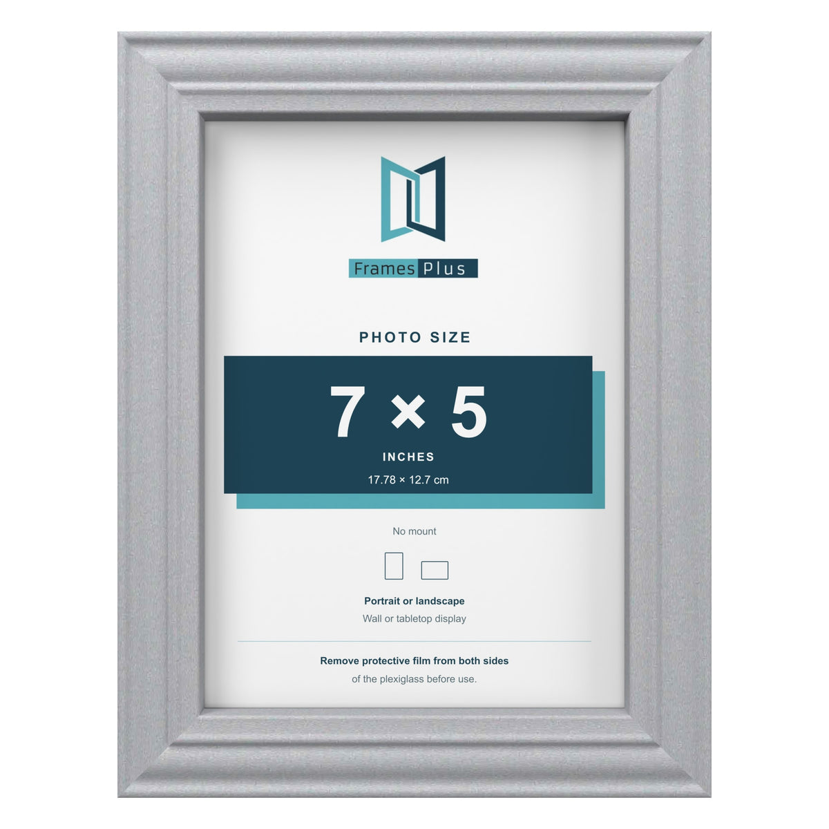 Devon Silver picture frame for a 7 x 5 inch photo
