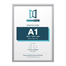 Devon Silver picture frame for an A1 photo