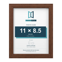 Devon Walnut picture frame for an 11 x 8.5 inch photo