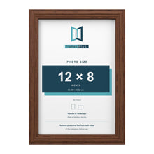 Devon Walnut picture frame for a 12 x 8 inch photo