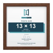 Devon Walnut picture frame for a 13 x 13 inch photo