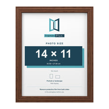 Devon Walnut picture frame for a 14 x 11 inch photo