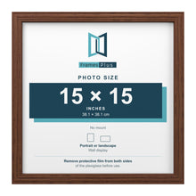 Devon Walnut picture frame for a 15 x 15 inch photo