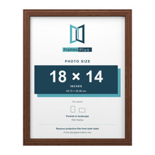 Devon Walnut picture frame for an 18 x 14 inch photo