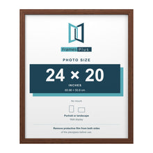 Devon Walnut picture frame for a 24 x 20 inch photo