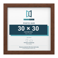 Devon Walnut picture frame for a 30 x 30 cm photo