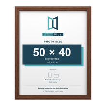Devon Walnut picture frame for a 50 x 40 cm photo