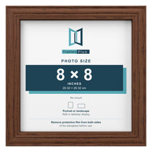 Devon Walnut picture frame for an 8 x 8 inch photo