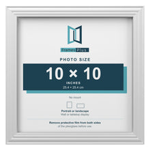 Devon White picture frame for a 10 x 10 inch photo