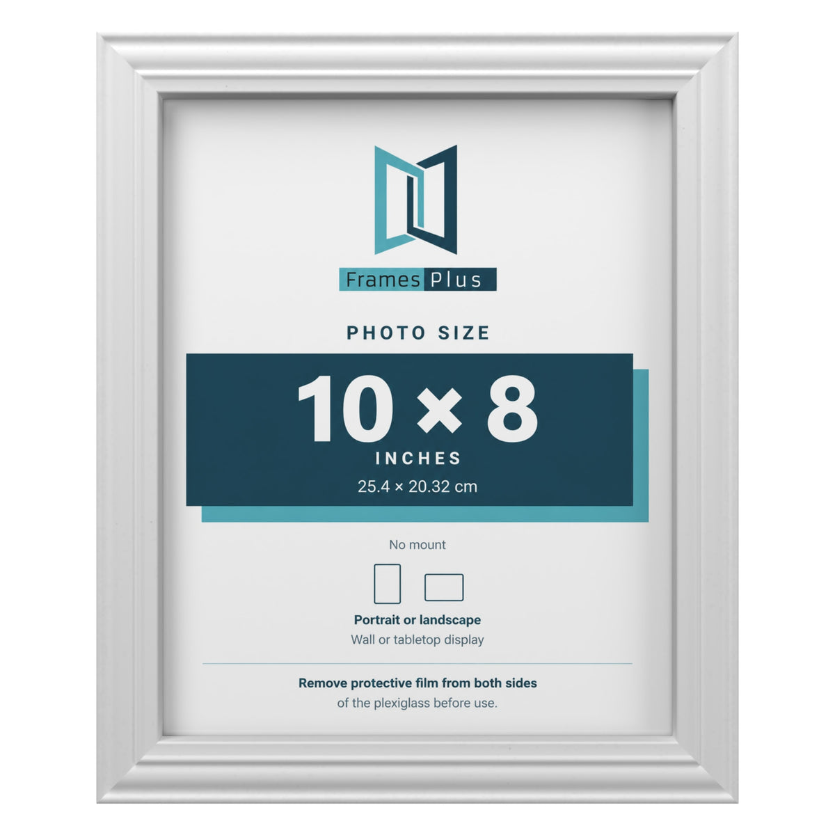 Devon White picture frame for a 10 x 8 inch photo
