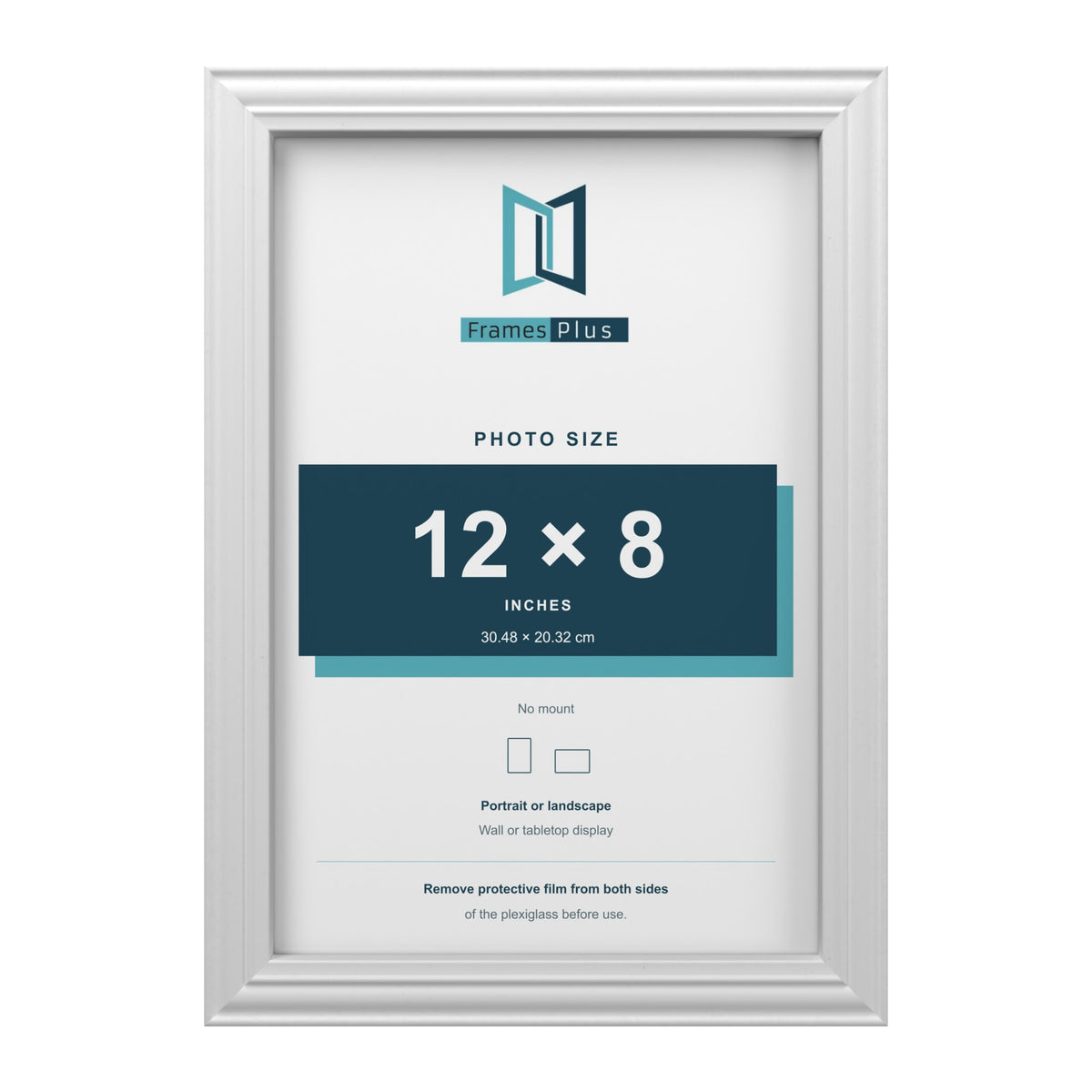 Devon White picture frame for a 12 x 8 inch photo