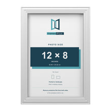 Devon White picture frame for a 12 x 8 inch photo