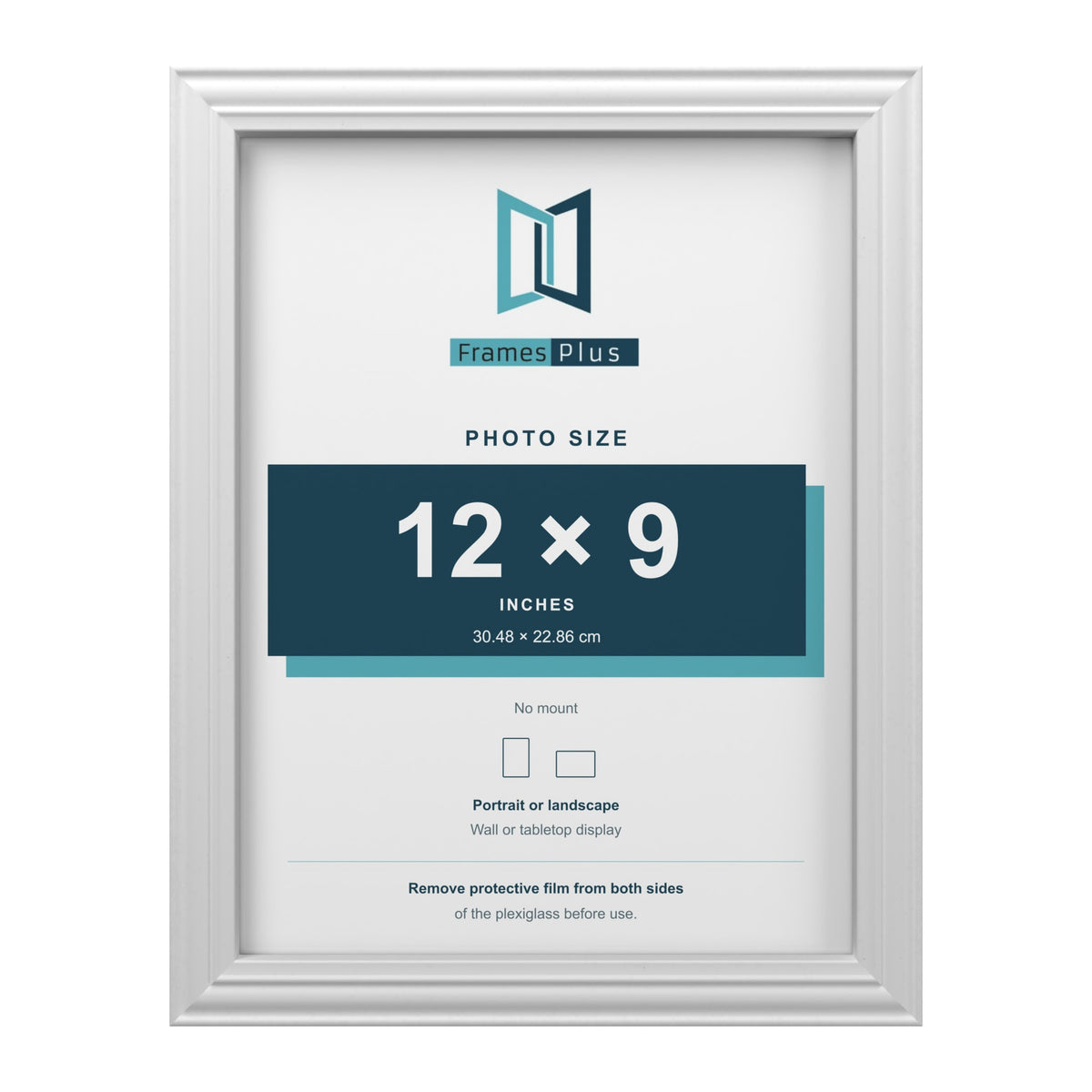 Devon White picture frame for a 12 x 9 inch photo