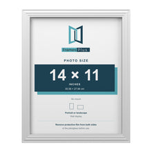 Devon White picture frame for a 14 x 11 inch photo