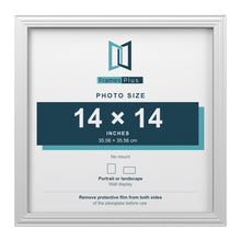 Devon White picture frame for a 14 x 14 inch photo