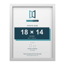 Devon White picture frame for an 18 x 14 inch photo