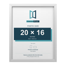 Devon White picture frame for a 20 x 16 inch photo
